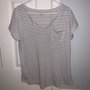 Black and white striped shirt